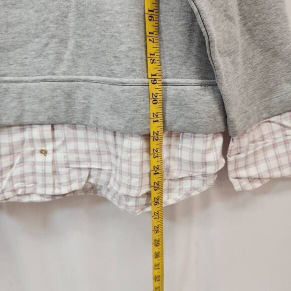 Tommy Hilfiger Size XL Grey Pullover Logo Sweatshirt Hoodie NWT - Picture 3 of 7